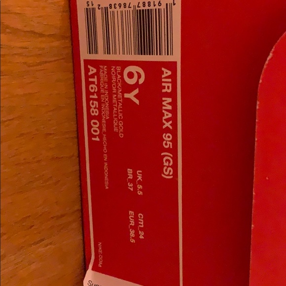 Nike Air Max 95(GS) size 6Y - Picture 4 of 4